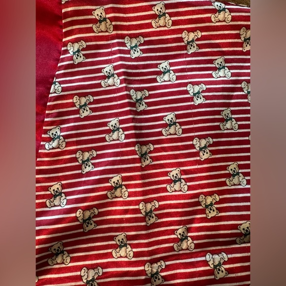 Vintage Stripped Teddy Bear Button Up Pajama Top. - Picture 6 of 7